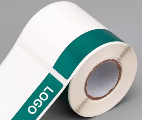 HMKGE50-90B-150(427)/H White heat transfer printing label tape sticker 50mmx90mm fornecedor