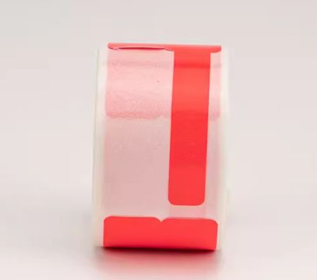 HMK GE-16R 26mm*79mm Red heat transfer printing label tape sticker fornecedor