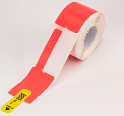 HMK GE-16R 26mm*79mm Red heat transfer printing label tape sticker fornecedor