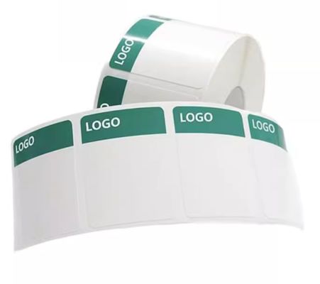 White Print label tape GE40-30B-500(432)/H 40mm*30mm 500pcs Sign Sticker fornecedor