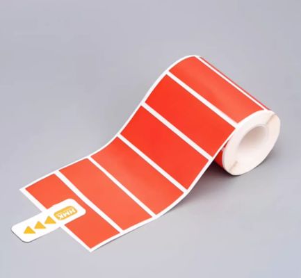 Red Print label tape GE-7024R 70mm*24mm Sign Sticker fornecedor