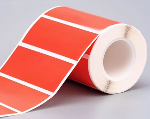Red Print label tape GE-7024R 70mm*24mm Sign Sticker fornecedor