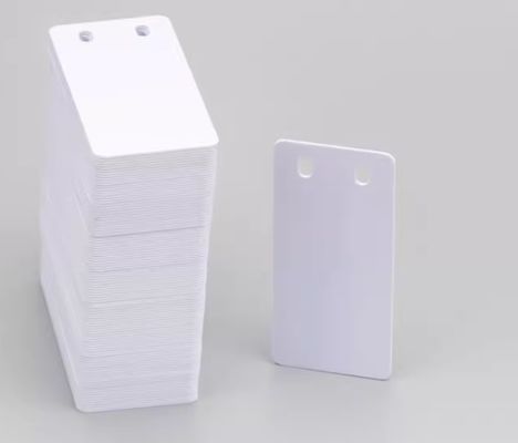 32mm x 68mm PVC Double hole label white SR-3268PD fornecedor