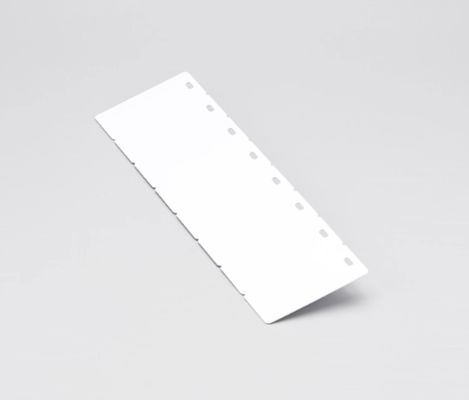 32mm x 68mm PVC Eight consorts label white SR-3268P-8 fornecedor