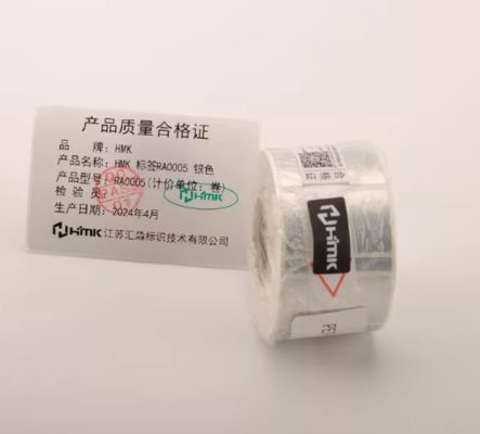 Silver Print label tape RA-0005 40*24mm Sign Sticker fornecedor