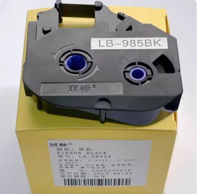 LB-985BK Black Label Tape cassette 85m for Canon C-980T Electronic Lettering Machine made in China fornecedor