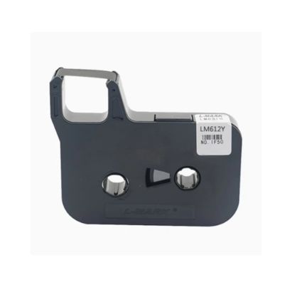 LM-612Y Yellow 12mm label tape cassette for L-MARK Electronic Lettering Machine tube printer fornecedor