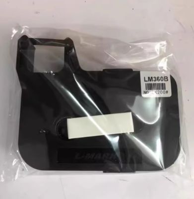 M-360B Black label tape cassette for L-MARK Electronic Lettering Machine tube printer fornecedor