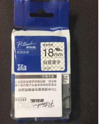 18mm P-Touch Black on yellow label tape cassette TZe-241 for Brother Electronic Lettering Machine tube printer fornecedor