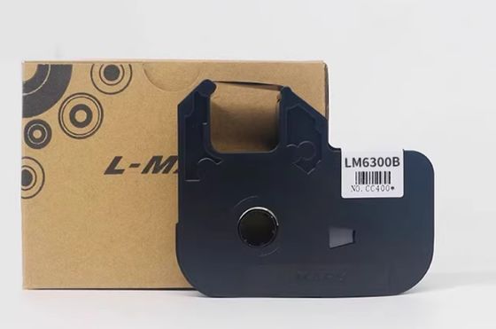 LM6300 Black label tape cassette for L-mark LK4100 / 6224 6100 6300 Integrated automation equipment fornecedor