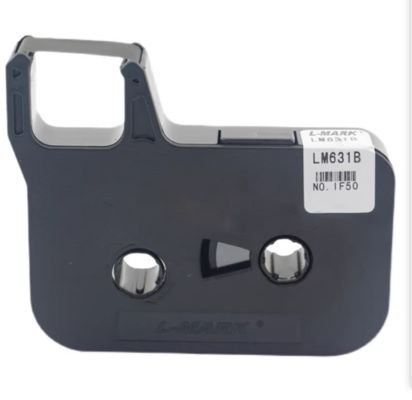LM-631B Black label tape cassette For L-mark LK-360 Electronic Lettering Machine fornecedor