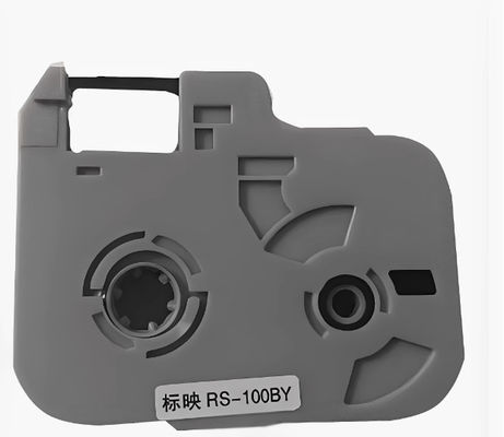 Cassete de fita de etiqueta RS-100BY para Máquina de Rotulagem Eletrônica Biovin, Impressora de Identificação de Cabos, Marcador de Fios